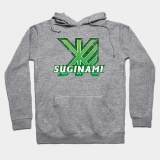 Suginami Prefecture Japanese Symbol Distressed Hoodie